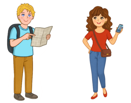英語で道案内